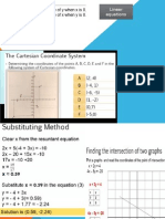 Linear, Equation, Cartesian, Subs Method