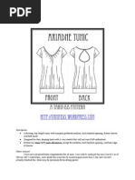 Ariadne Tunic Instructions