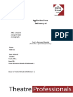 Application Form Batch 2015-16: Part I-Personal Details