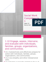 Social Work Competencies Week 10