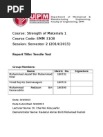Download Tensile Test Lab Report by Redzuan Kamarudin SN263548443 doc pdf