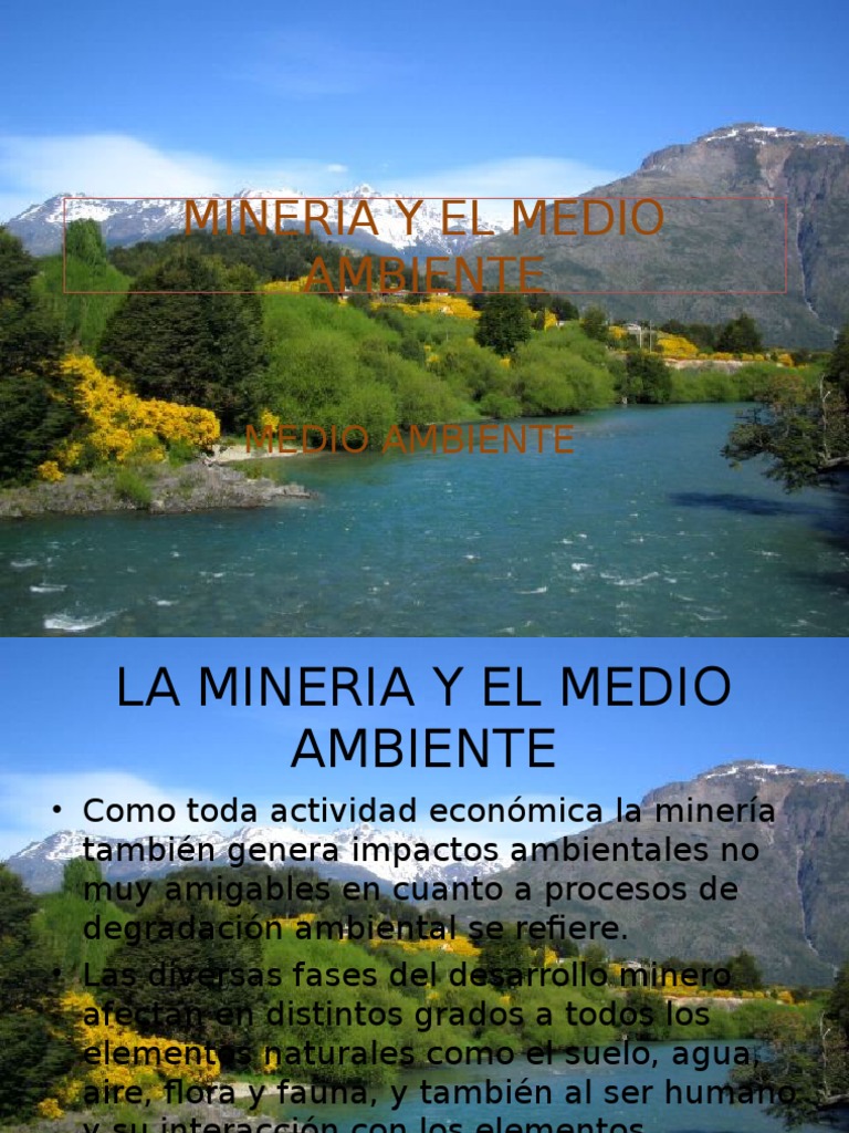 Impactos de la Minería en el Medio Ambiente | PDF | Minería ...