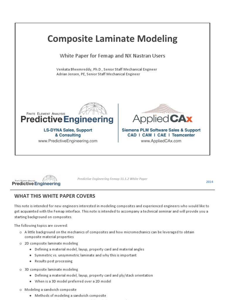 Composite Modeling White Paper 2014 Rev-0-Read | PDF | 2 D Computer ...
