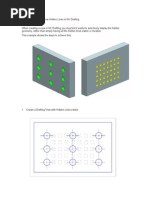 NX How to Selectively Show Hidden Geometry in Drafting