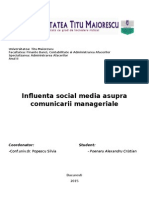 Comunicarea Manageriala Si Social Media