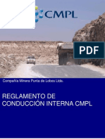 Reglamento Conduccion Interna CMPL Rev 0