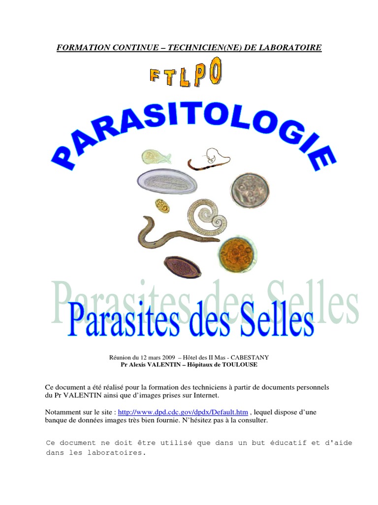 Techniques de Coprologie Parasitaire | PDF | Objectif photographique ...