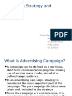 Advertising Strategy and Planning: Presented By:-Ankit Kumar Verma 01216603913 Mba (Gen) Ef Batch