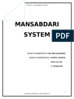 Mansabdari System