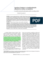 A Reforma Francisco Campos e a modernização nacional do ensino secundário