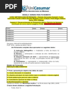 Modelo Fichamento B1