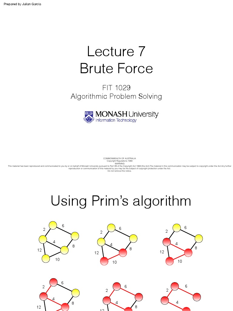 07 Brute Force | PDF | Computers