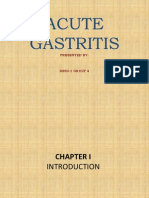 Acute Gastritis: Presented by
