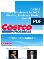 Case 2: Costco Wholesale in 2012: Mission, Business Model, and Strategy