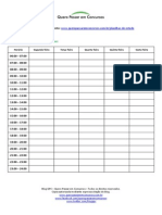 Organização Da Rotina