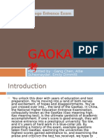 Understanding the Gaokao Exam System | PDF | Test (Assessment) | China