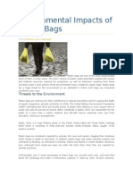 Environmental Impacts of Plastic Bags