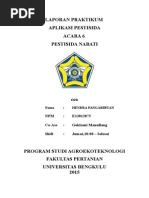 Download Laporan Praktikum Aplikasi pestisida  by Hendra Setiawan Pangaribuan SN263598205 doc pdf