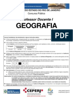 Concurso SEEDUC RJ 2013 - Geografia