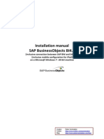 Installation Manual SAP BusinessObjects BI4.0 (Inclusive Mobile Configuration for iPad)