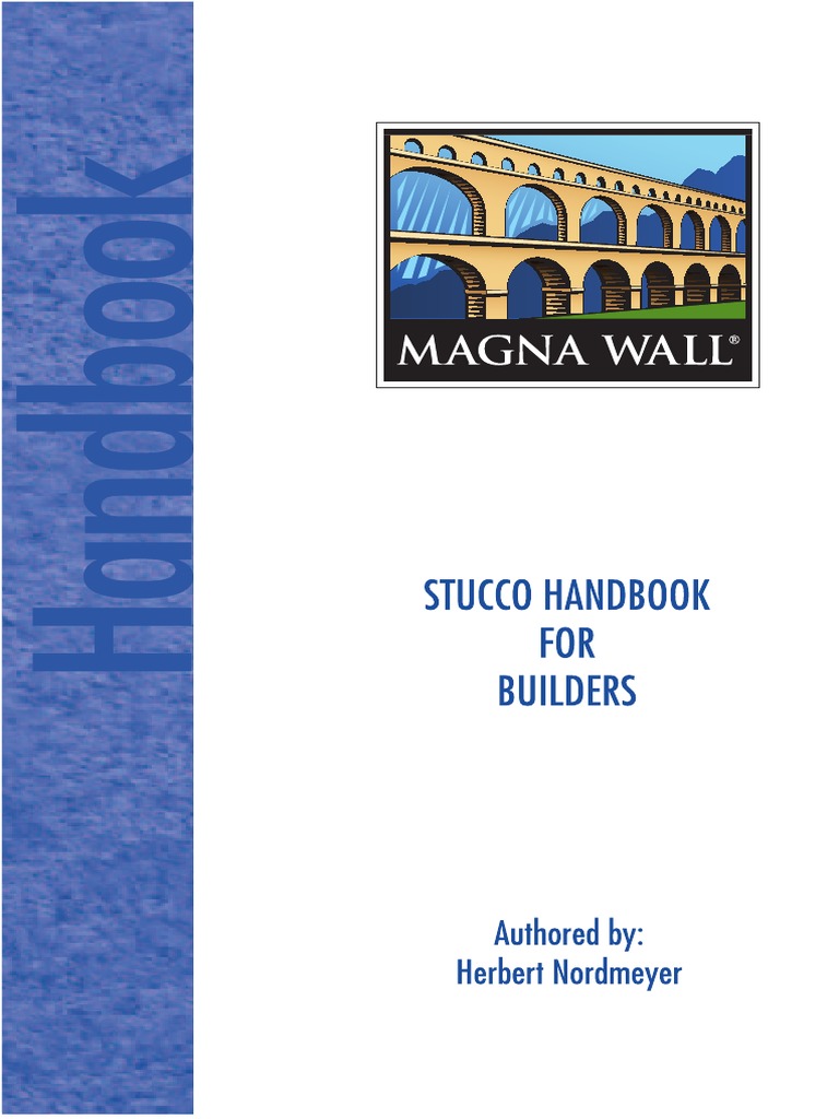 Stucco Handbook PDF Plaster Paint