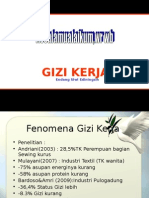 Gizi Kerja