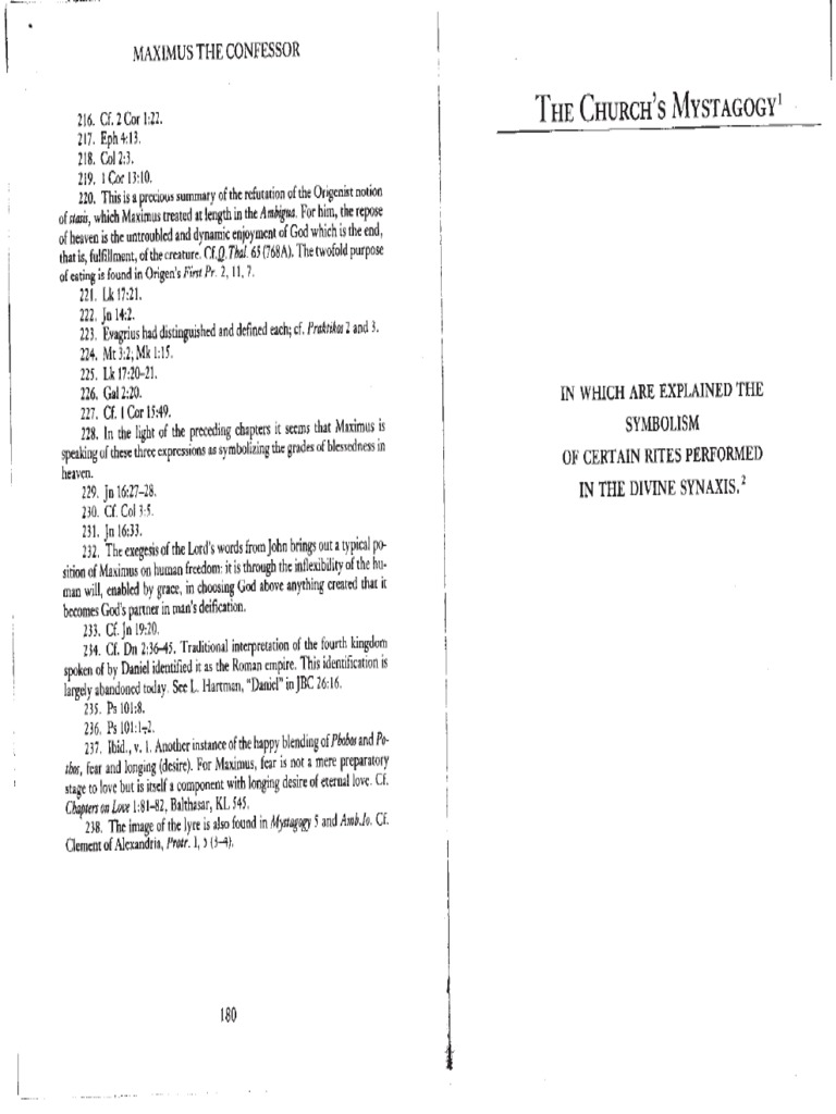 Maxinus Mystagogy | PDF