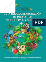 Guia Para La Elaboracion de Proyectos Productivos y Sociales