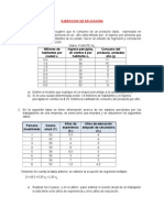 Ejercicios de Aplicación RLM y Spss