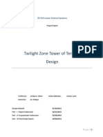 EE315 Linear Controls Twilight Zone Tower of Terror Case Study 04-29-2015