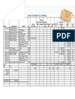 Cash Payment Journalw