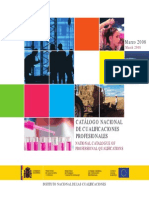 Catalogo Nacional Cualificaciones Profesionales Marzo2008