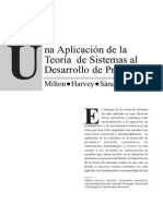 Teoria de Sistemas Aplicada Al Desarrollo de Productos