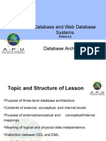 Topic2 DatabaseArchitecture Aug14