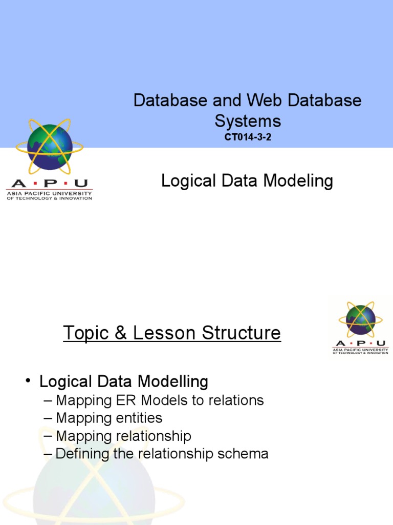 Database and Web Database Systems | PDF | Data Model | Databases
