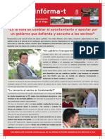 Boletín del PSOE de San Martín de la Vega Abril 2015