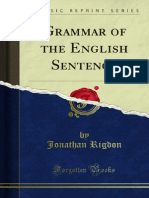 Grammar of The English Sentence 1000003387 PDF