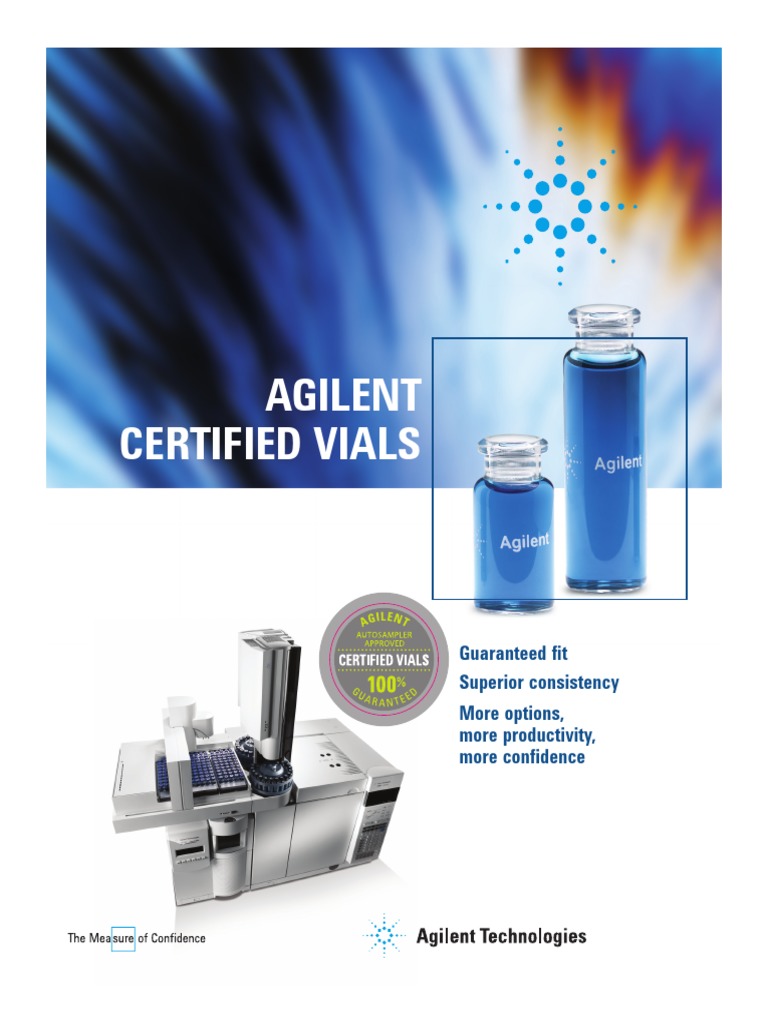 Agilent GC Vials Glasses Solvent