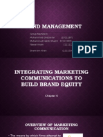 Integrating Marketing Communications To Build Brand Equity Final
