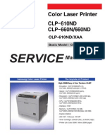 Samsung Color Laser Printer CLP-610ND CLP-660N CLP-660ND Parts and Service Manual