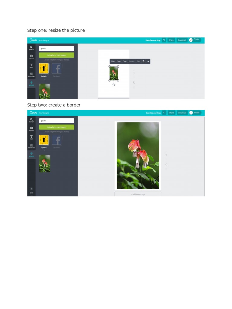 Photo Editing Steps Guide | PDF | Social Science