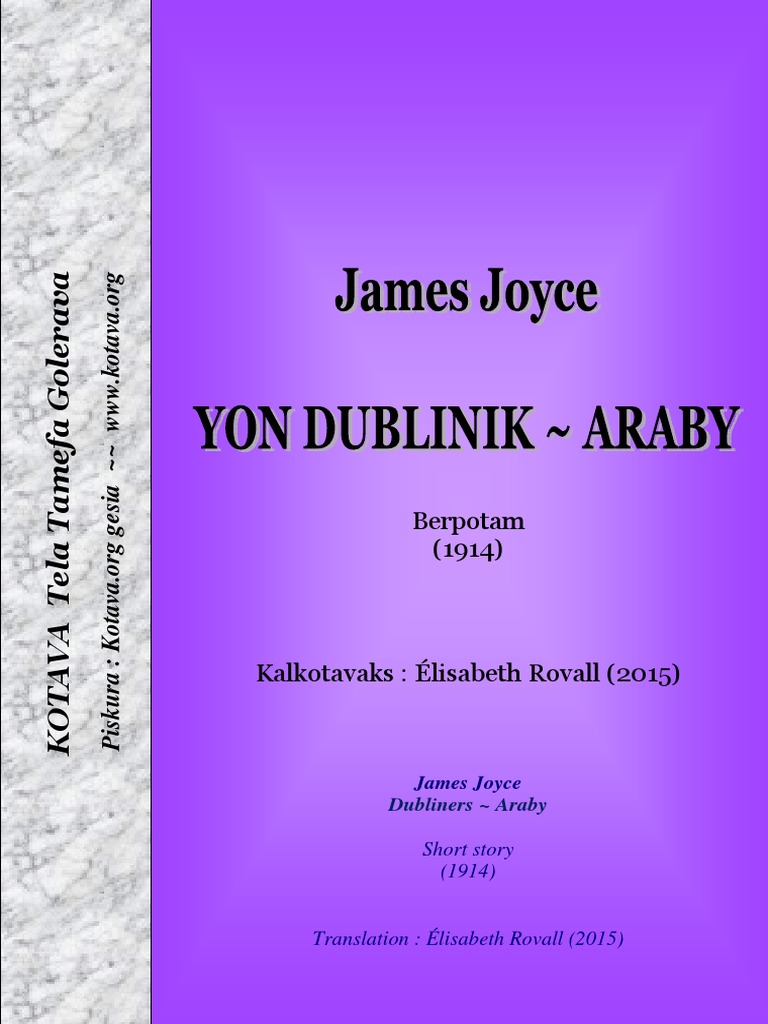 Araby: A Short Story by Joyce | PDF | Short Stories