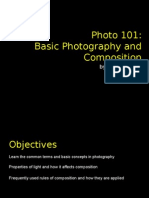 Photo 101 - Basic Photography and Composition