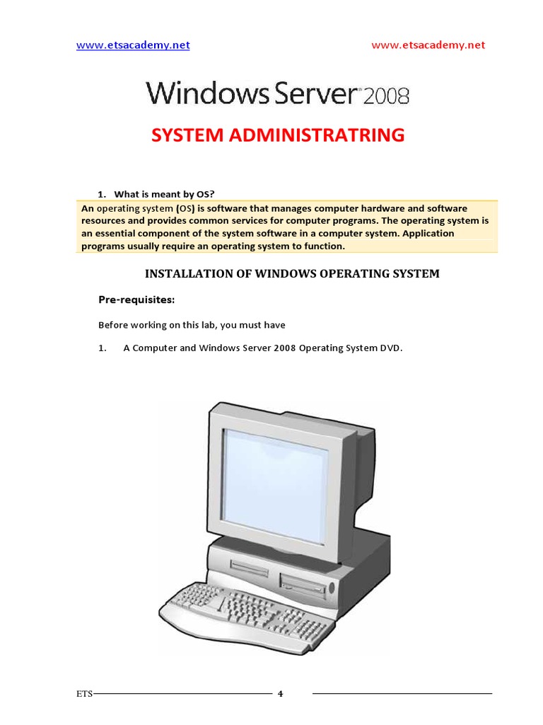 Windows OS Installation Guide | PDF | Computers