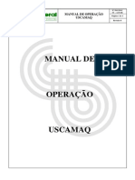 Uscamaq manual Operação Painel Maqgeral