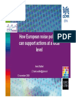 How European Policies Can Support Local Noise Policies