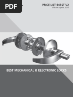 BEST Mechanical & Electronic Locks - 2015 v2