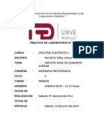 Informe 1 Circuito Serie de Corriente Alterna UTP