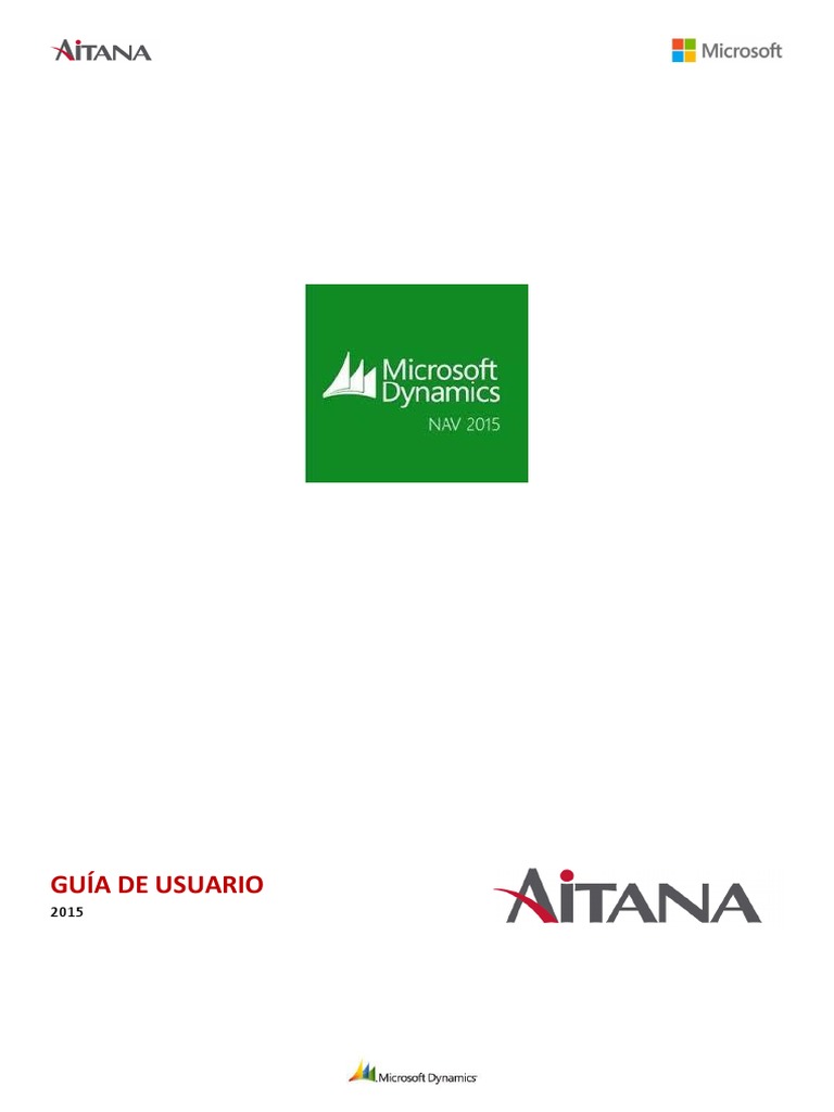 Guía de Usuario para Dynamics NAV 2015 | PDF | Contabilidad ...
