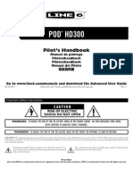 POD HD300 Quick Start Guide - English ( Rev C )